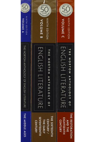 The Norton Anthology Of English Literature Ninth Edition Vol Package 1 A B C